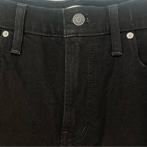 Madewell The Perfect Vintage Black Flare High Rise Denim Jean Size 30 Petite - Picture 6 of 15